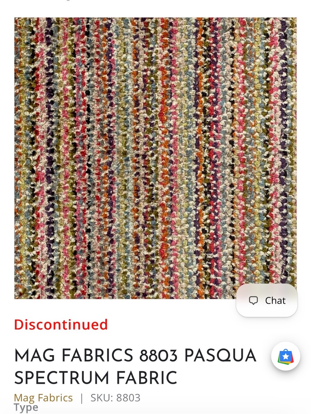 1 Yard of Magnolia Fabrics Pasqua Spectrum Fabric